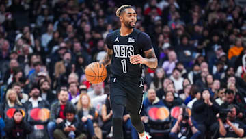 D'Angelo Russell volvió a los Brooklyn Nets, tras ser cambiado desde Los Angeles Lakers la semana pasada 