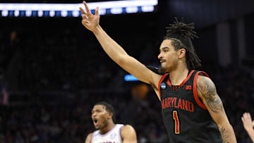 Maryland Terrapins guard Rodney Rice (1)