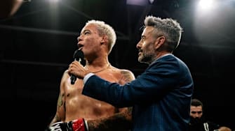 Bryan Battle after his first-round finish at DBX 3.