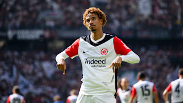Eintracht Frankfurt's Hugo Ekitike.