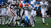 Browns safety Rayshawn Jenkins and Panthers wide receiver Xavier Legette were involved in an on-field scuffle, resulting in their ejections.