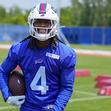 Buffalo Bills running back James Cook.