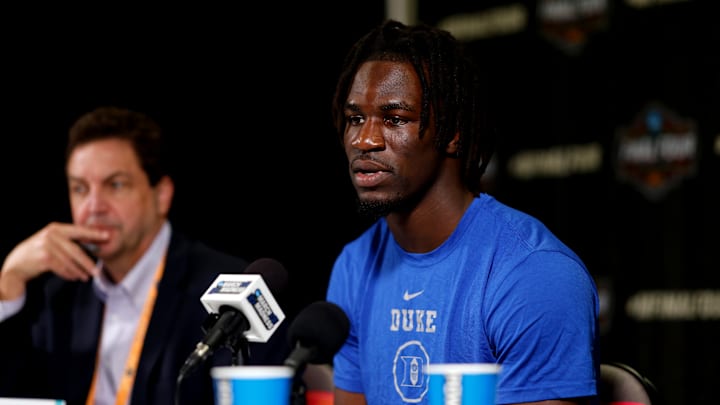 NCAA Men's Basketball Tournament - Final Four Week - San Antonio; Duke basketball guard Sion James