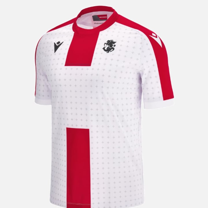 Le maillot domicile de la Géorgie