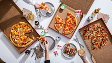Casey's various pizza flavors