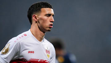 Bilal El Khannouss im Trikot des VfB Stuttgart