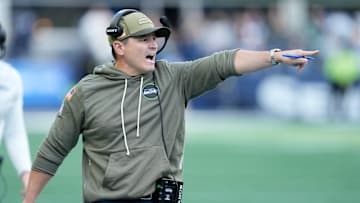 Mike Macdonald of the Seattle Seahawks