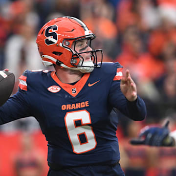 Syracuse quarterback Kyle McCord