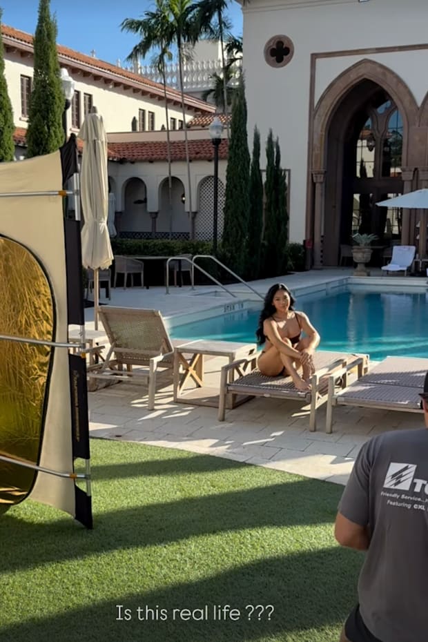 Suni Lee’s SI Swimsuit Photo Shoot in Boca Raton, Fla.