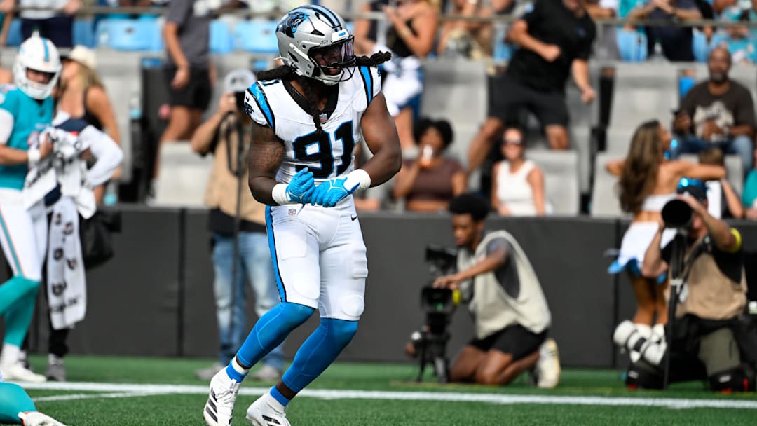 Carolina Panthers linebacker Patrick Jones.