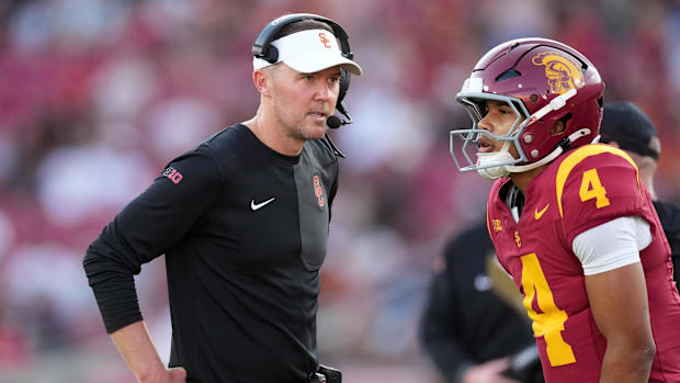 Lincoln Riley Talented Freshman Quarterback Husan Longstreet USC Trojans Big Ten Recruiting Recruit Jayden Maiava