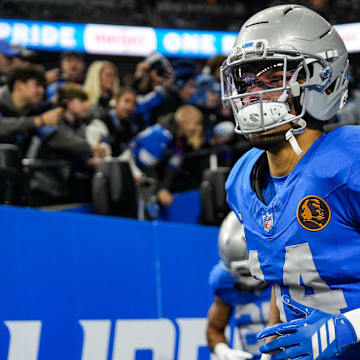 Detroit Lions wide receiver Amon-Ra St. Brown.