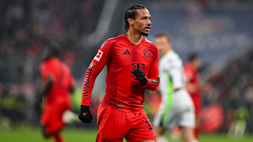 Leroy Sane has registered 7 goals and 2 assists for Bayern this season.