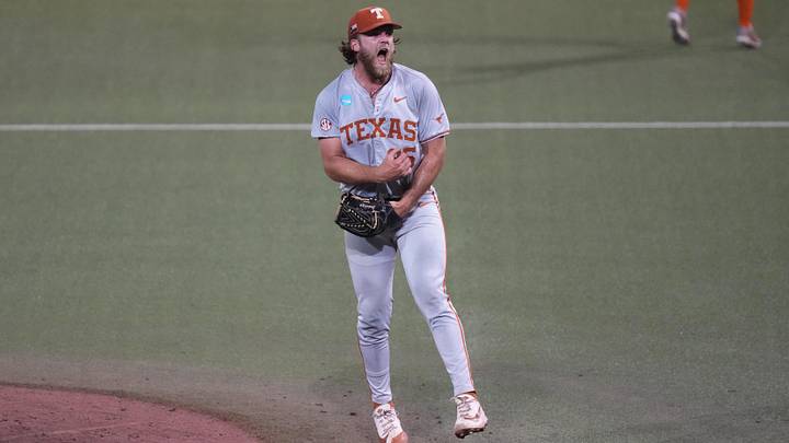 Jun 7, 2026; Austin, TX, USA; Texas Longhorns pitcher Sam Cozart