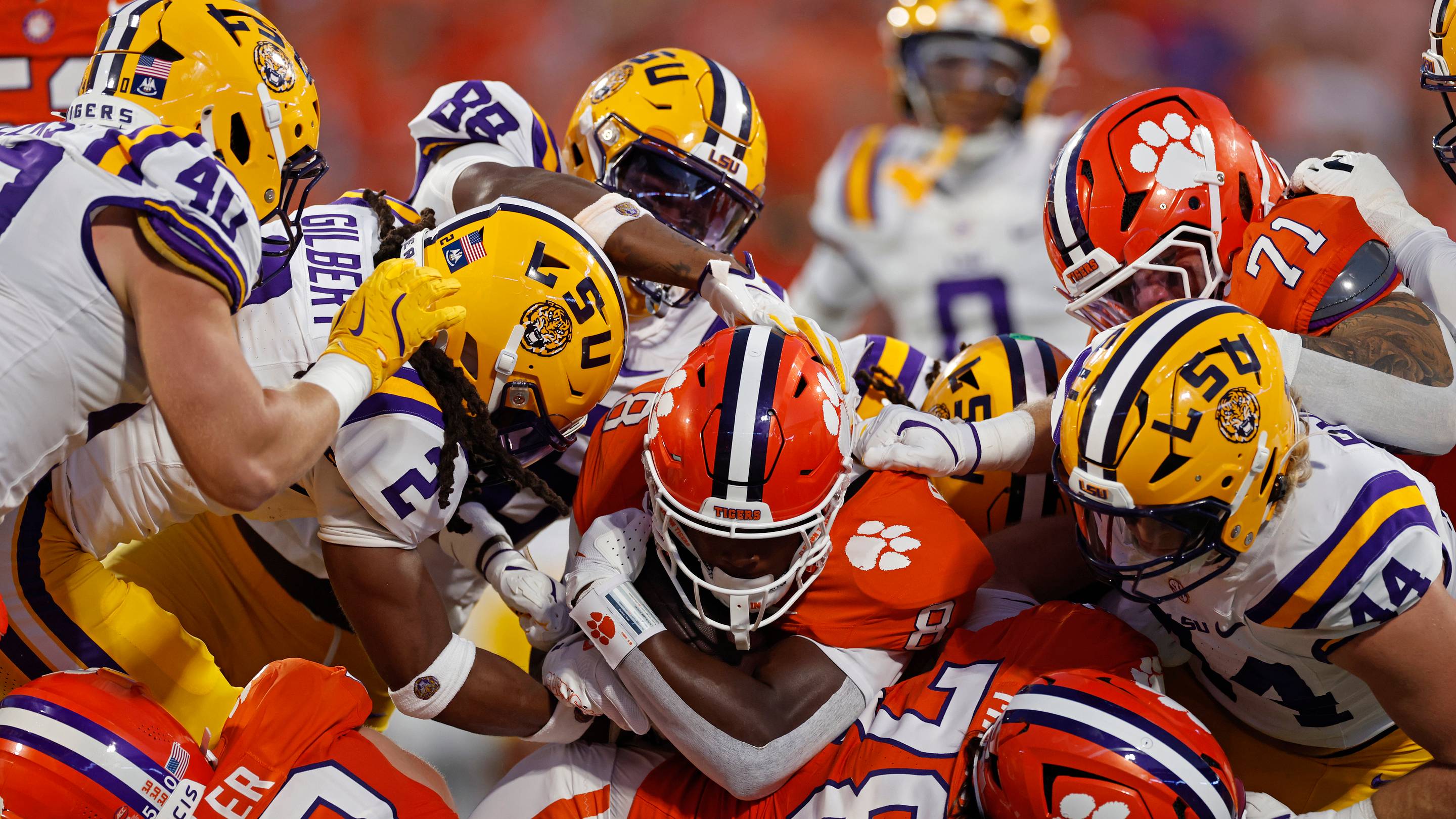 Clemson vs. LSU player stats, box score and play-by-play for Week 1