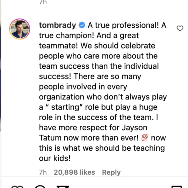 Tom Brady's Comment