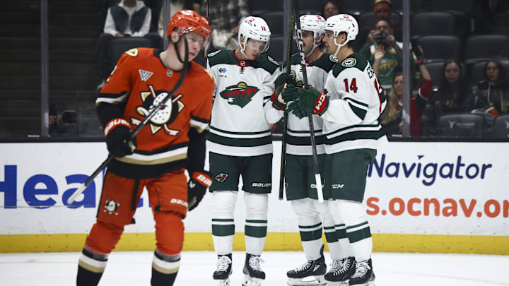 The Wild are big road favorites in Anaheim against the Ducks on Friday night.
