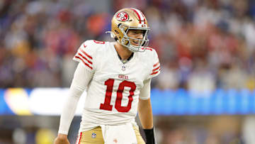San Francisco 49ers quarterback Mac Jones