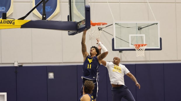 West Virginia University guard Jonathan Powell