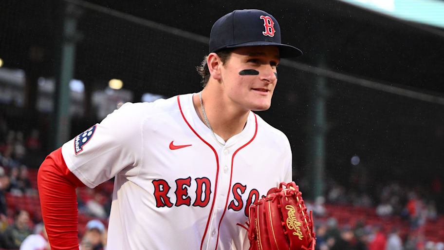 Boston Red Sox right fielder Roman Anthony | Brian Fluharty-Imagn Images
