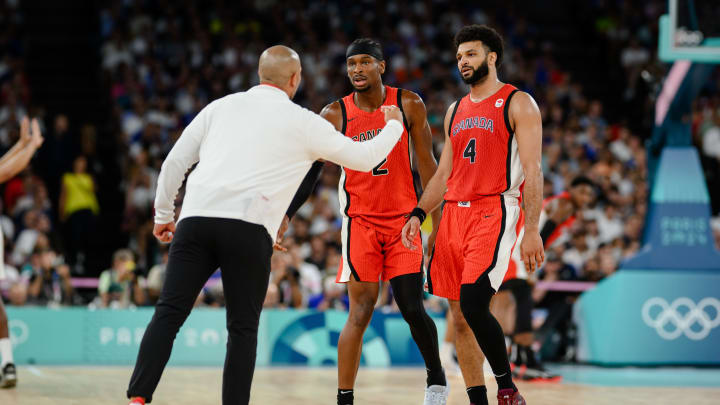 Shai Gilgeous-Alexander and Jamal Murray, Team Canada - Paris Summer Olympics