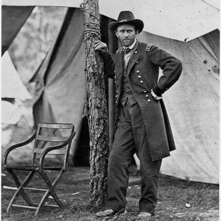 Ulysses S. Grant Wearing Military Uniform