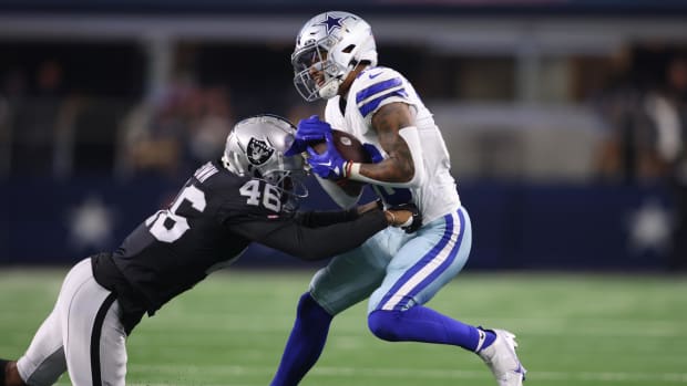 Dallas Cowboys wide receiver Jalen Moreno-Cropper