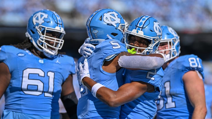 Projected UNC football depth chart for the 2024 college football season