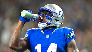 DK Metcalf of the Seattle Seahawks