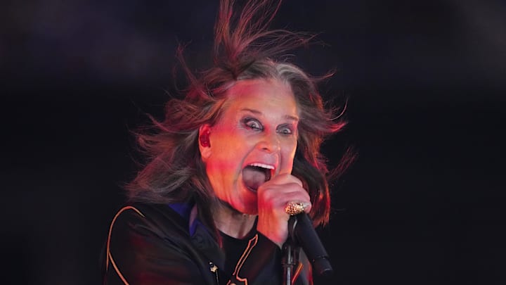 Ozzy Osbourne performs