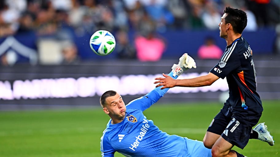 LA Galaxy goalkeeper Novak Micovic