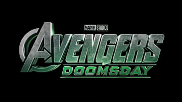 The official logo for Marvel Studios' Avengers: Doomsday. 