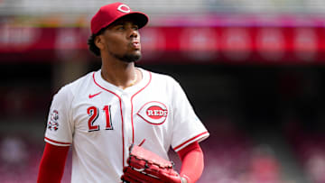 Cincinnati Reds pitcher Hunter Greene