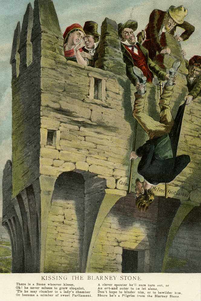 Kissing the Blarney Stone