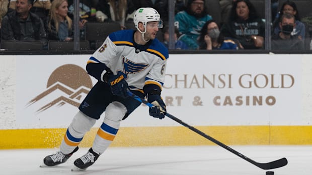 St. Louis Blues defenseman Marco Scandella