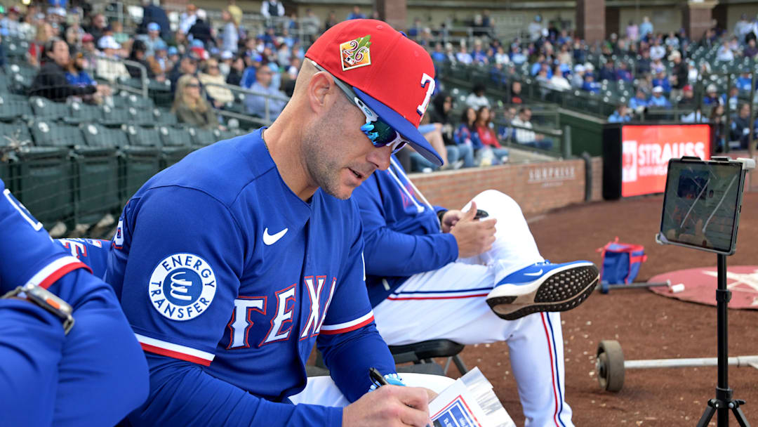 Texas Rangers manager Skip Schumaker.