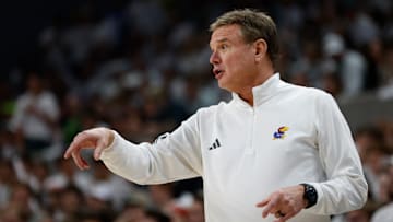 Kansas basketball head coacch Bill Self