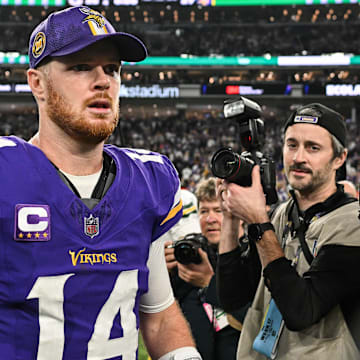 Sam Darnold steered the Vikings to a 14–3 record and a wild-card berth this season.