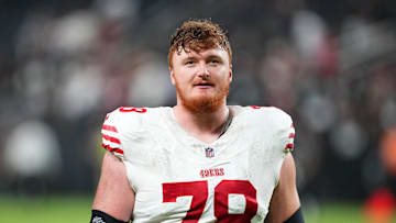 San Francisco 49ers offensive lineman Ben Bartch (78)