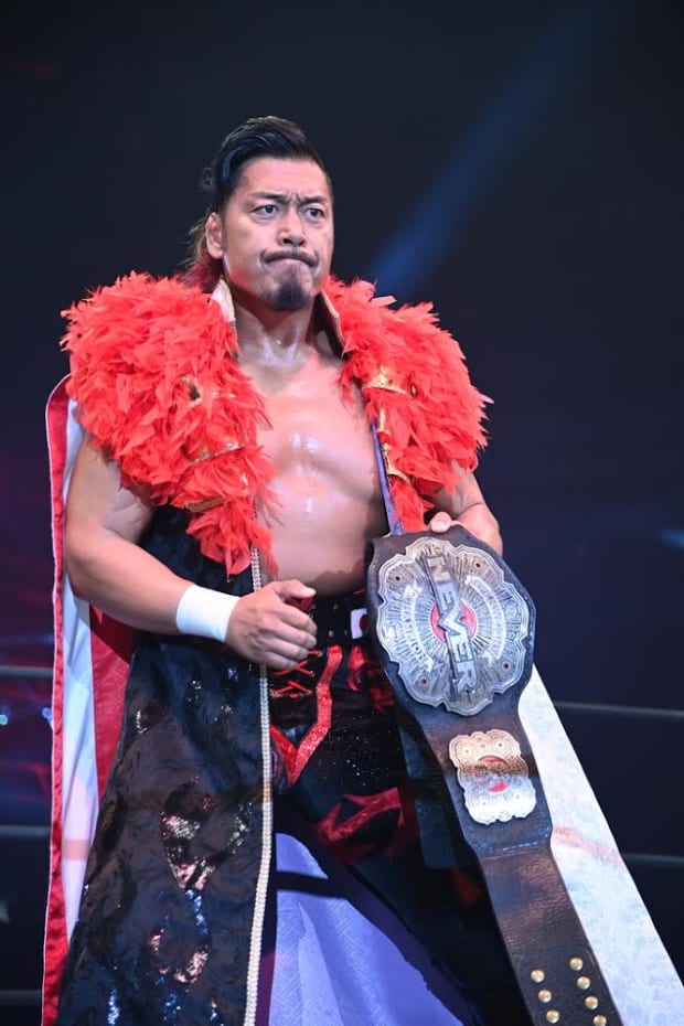 Shingo Takagi is seeking a new piece of gold–the AEW world title