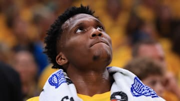 Indiana Pacers forward Bennedict Mathurin (00).