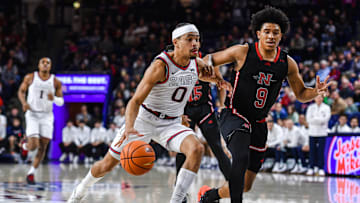 Gonzaga Bulldogs senior guard Ryan Nembhard.