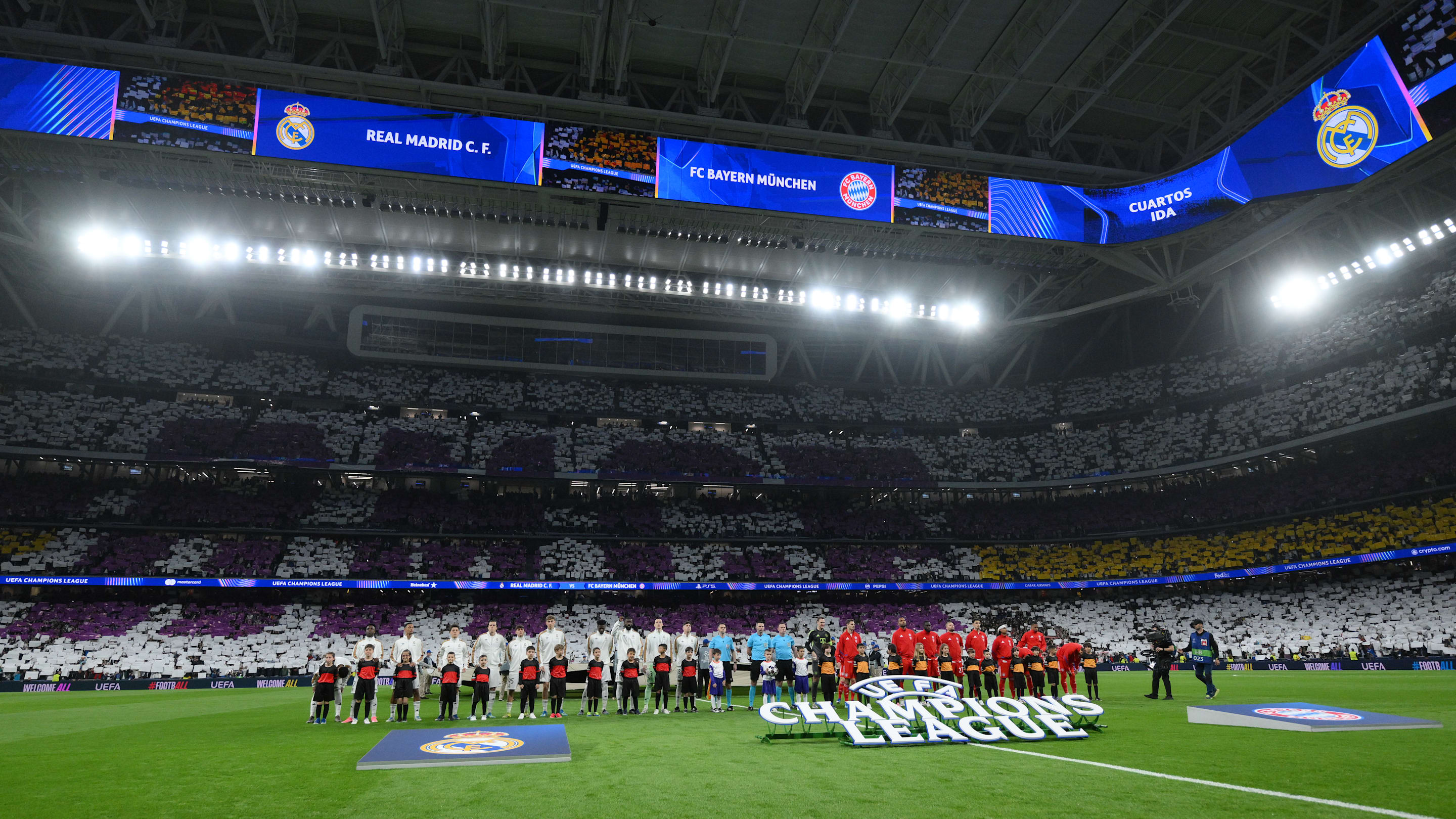 Real Madrid VIDEO : Le joli tifo déployé par les Madrilènes avant le choc de Ligue des Champions contre le Bayern