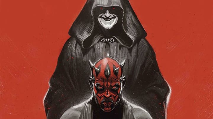 Star Wars: Darth Maul - Black, White, and Red Cover. Image Credits: Marvel Comics