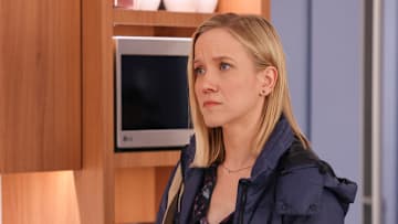 CHICAGO MED -- "Baby Mine..." Episode 1021 -- Pictured: Jessy Schram as Dr. Hannah Asher -- (Photo by: George Burns Jr/NBC)