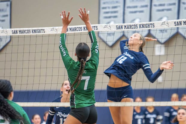 San Marcos vs. Mission Vista in California Varsity high school Volleyball  showdown (Aug. 26, 2025)