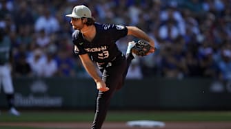 Jul 11, 2023; Seattle, Washington, USA; National League pitcher  Zac Gallen  of the Arizona Diamondbacks (23) throws a pitch against the American League during the first inning at T-Mobile Park. Mandatory Credit: Stephen Brashear-Imagn Images