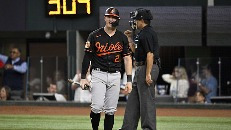 Baltimore Orioles left fielder Austin Hays