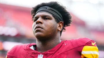 Washington Commanders offensive tackle Josh Conerly Jr.