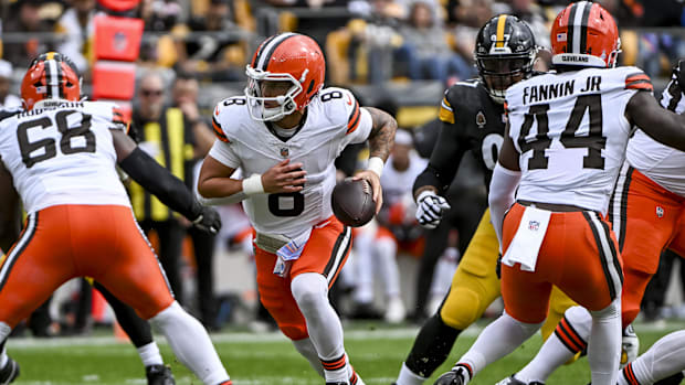 Oregon Ducks Dillon Gabriel Cleveland Browns rookie quarterback NFL Pittsburgh Steelers Rose Bowl Kevin Stefanski 